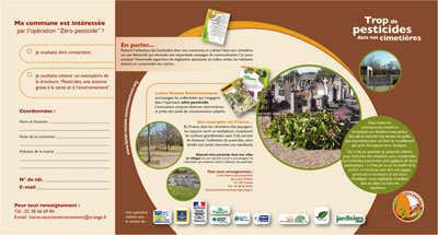 Plaquette " Cimetires et pesticides "