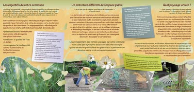 Plaquette "Des herbes en ville ? un choix de votre commune" recto